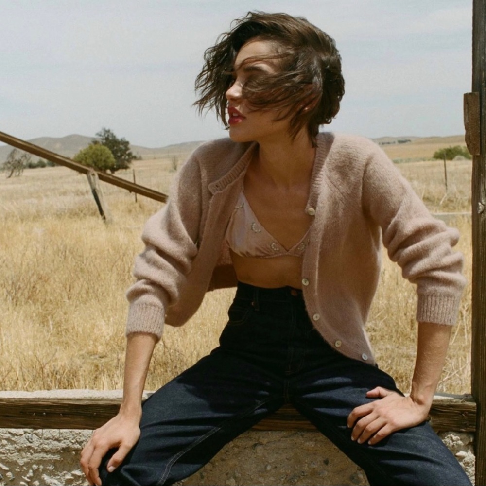 Doen Petra Cardigan in Clay, XS, NWT